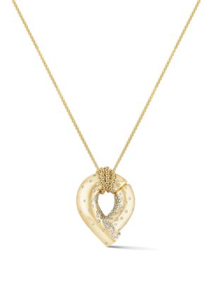 Tabayer collier Oera en or 18ct à pendentif pavé de diamants