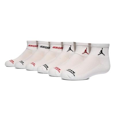 Sokkenpakket Jordan JHB JORDAN LEGEND ANKLE BJ0342 001 Wit Kinderen 6 Onderdelen Schoenmaat 35-37,5