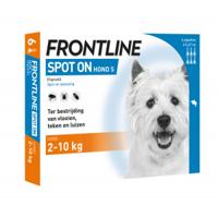 Frontline spot-on anti-vlooienmiddel voor de hond S (2 - 10 kg) 3 pipetten