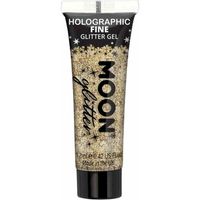 Moon Creations Glittergel fijn - voor lichaam en gezicht - goud - 12 ml