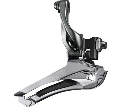 Shimano Voorderailleur 2 x 10-speed tiagra fd-4700 down pull - aanlas 61-66° - 46-53t - zwart/zilver