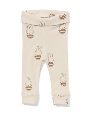 HEMA Nijntje newborn legging rib ecru (ecru)