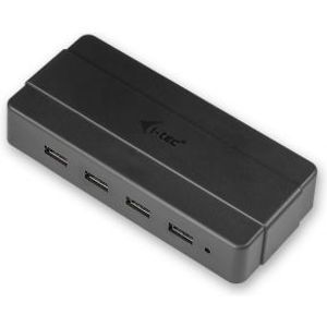 I-tec U3HUB445 USB 3.0 (3.1 Gen 1) Type-B 5000Mbit/s Zwart hub & concentrator
