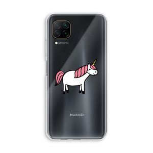 Eenhoorn: Huawei P40 Lite Transparant Hoesje