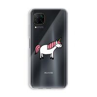 Eenhoorn: Huawei P40 Lite Transparant Hoesje