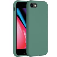 Accezz Liquid Silicone voor Apple iPhone SE (2022 / 2020) / 8 / 7 Telefoonhoesje Groen - thumbnail