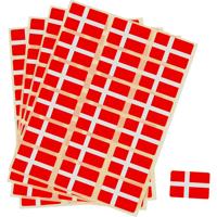 Creativ Company Vlag, afm 15x22 mm, 72 stuk/ 1 doos, denemarken