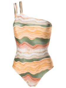 Lygia & Nanny maillot de bain Miusha à une épaule - Marron