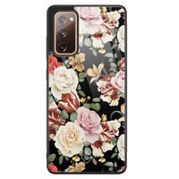 Samsung Galaxy S20 FE glazen hardcase - Flowerpower
