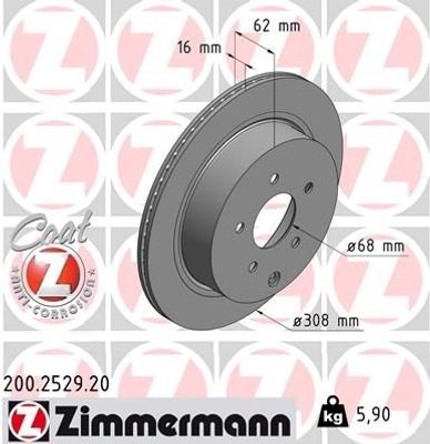Remschijf Coat Z 200252920