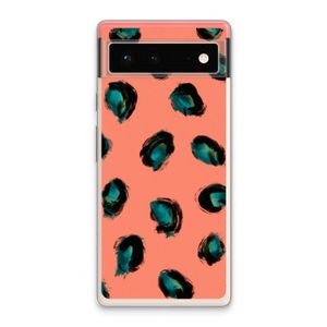Pink Cheetah: Google Pixel 6 Transparant Hoesje