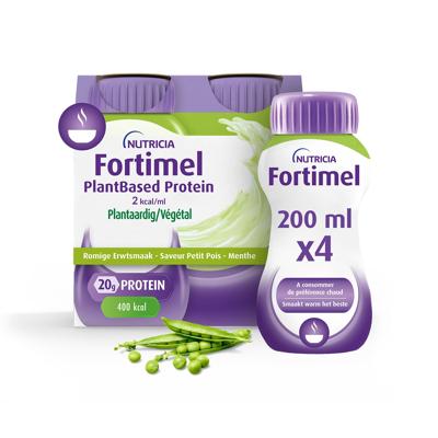 Fortimel Plantbased Protein 2Kcal Romige Erwt 4x200ml
