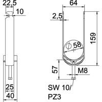 OBO Bettermann 1186257 Beugelklem 1 stuk(s)