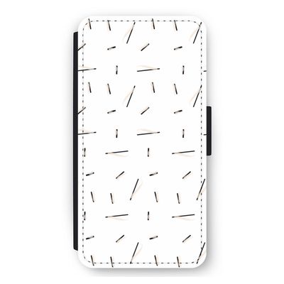 Hipster stripes: iPhone 11 Flip Hoesje