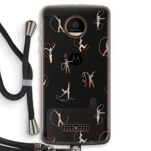 Dancing #3: Motorola Moto Z Force Transparant Hoesje met koord