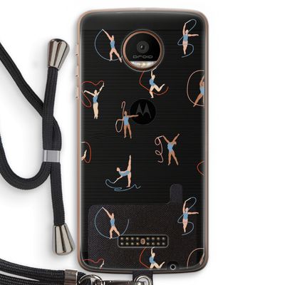 Dancing #3: Motorola Moto Z Force Transparant Hoesje met koord