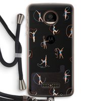 Dancing #3: Motorola Moto Z Force Transparant Hoesje met koord