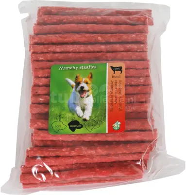 Munchy Staafjes Hondensnack Rood 100st