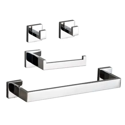 Badkamerkit | RVS | Helder Zilver - Duurzaam & Roestbestendig