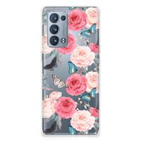 OPPO Reno 6 Pro Plus 5G | TPU Case | Butterfly Roses