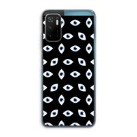 Eyes pattern: Xiaomi Poco M3 Pro 5G Transparant Hoesje