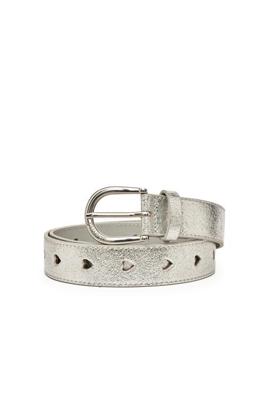 Fabienne Chapot Cut It Out Heart Belt | Silver