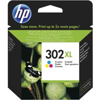 HP 302XL originele high-capacity drie-kleuren inktcartridge