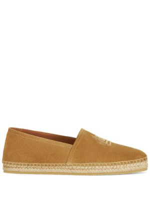 ETRO espadrilles à logo brodé - Marron
