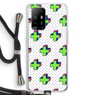 8-bit N°10: Oppo A95 5G Transparant Hoesje met koord