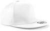 Beechfield CB610 5 Panel Snapback Rapper Cap - White - One Size