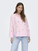 Only Onlnew Lina Grace Ls Emb Shirt Noos Wvn 15283743 Blouse Roseate Spoonbill