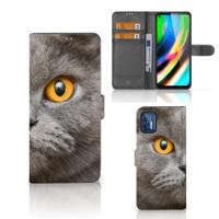 Telefoonhoesje | Met pasjeshouder | Motorola Moto G9 Plus Britse Korthaar