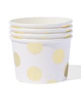 HEMA Papieren bakjes gouden stip - 4 stuks