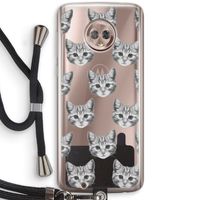 Kitten: Motorola Moto G6 Transparant Hoesje met koord