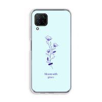 Bloom with grace: Huawei P40 Lite Transparant Hoesje