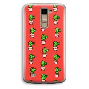 Mini cactus: LG K10 (2016) Transparant Hoesje