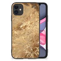 iPhone 11 Marmeren Print Telefoonhoesje Marmer Creme