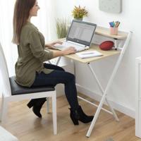 Inklapbaar bureau met schap Tablezy InnovaGoods