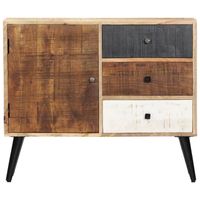 The Living Store Dressoir - Opbergmeubel - 88 x 30 x 73 cm - Mangohout - Gepolijst en gelakt - thumbnail