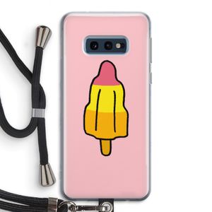 Raketijsje: Samsung Galaxy S10e Transparant Hoesje met koord