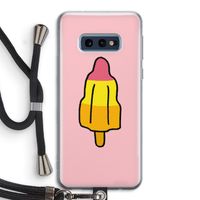 Raketijsje: Samsung Galaxy S10e Transparant Hoesje met koord