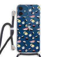 Sushi time: iPhone 12 Transparant Hoesje met koord