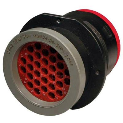 TE Connectivity HDP24-24-31PT-L017 Ronde connector Stekker, recht Serie (ronde connectoren): HDP20 1 stuk(s)