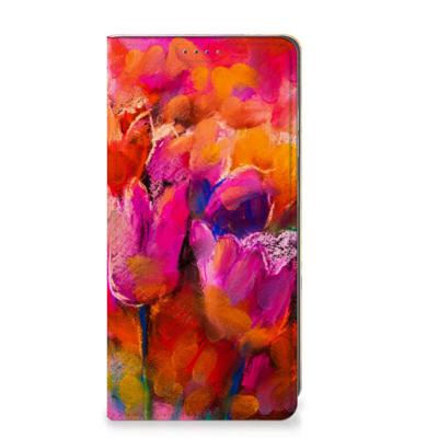 Bookcase Samsung Galaxy S25 Tulips Bookcase Samsung Galaxy S25 Tulips