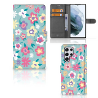 Samsung Galaxy S22 Ultra Hoesje Flower Power