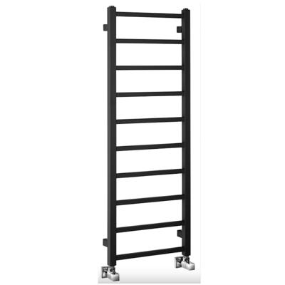 Designradiator Sapho Metro Light 40x114 cm Mat Zwart Sapho