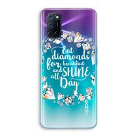 Diamonds: Oppo A92 Transparant Hoesje Diamonds: Oppo A92 Transparant Hoesje