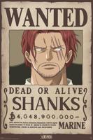 Poster One Piece - Wanted Shanks 61x91,5cm