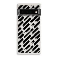 Zwarte vegen: Google Pixel 6 Pro Transparant Hoesje