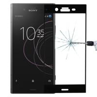 Voor Sony Xperia XZ1 0 26 mm 9H oppervlaktehardheid 3D volledig scherm getemperd glas scherm Protector(Black)